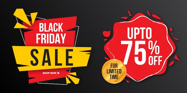 Black Friday Sale Banner design template