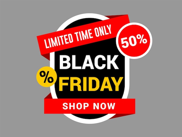 Vector black friday sale banner inscription design template black friday banner friday grote verkoop