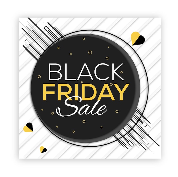 Black friday sale banner Instagram post