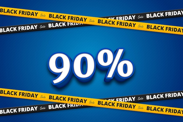 Black Friday Sale Banner Offer 90 off