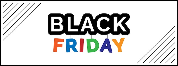 Black Friday sale Banner, Poster or Cover Image for Kids shopping sale - Online Shopping Post