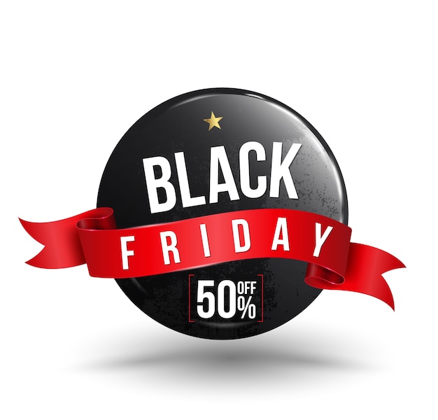 Banner di vendita black friday per la promozione venerdì vendita.