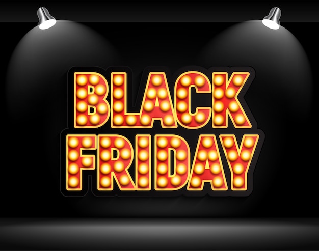 Black Friday Sale Banner Template. 