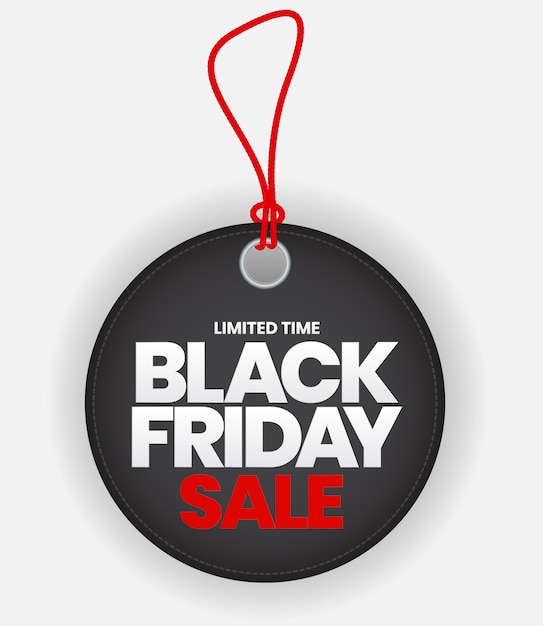 Modello di banner di vendita del black friday