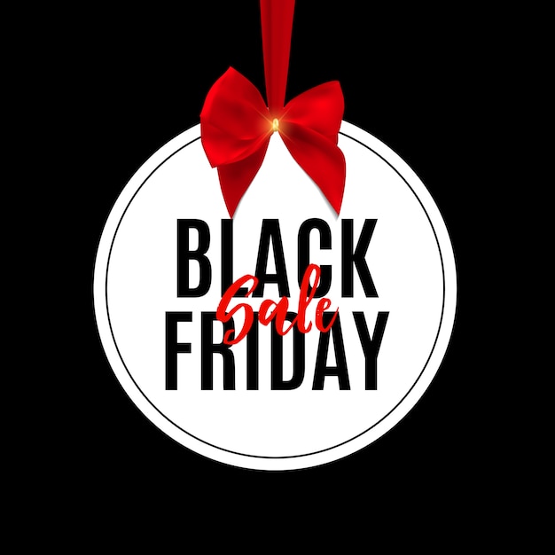 Vector black friday sale banner template.