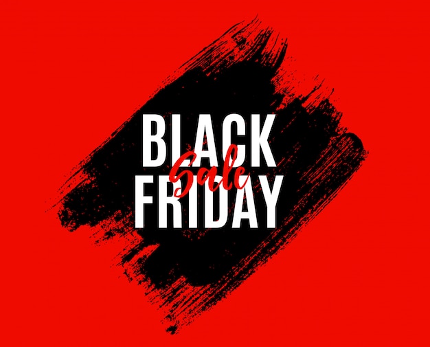 Modello dell'insegna di vendita di black friday.