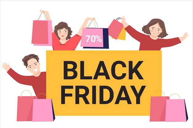 Black friday sale banner template