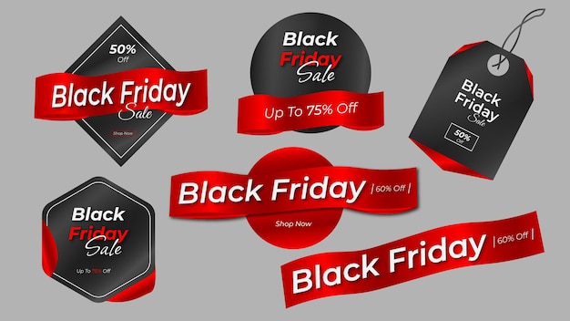 Black friday sale banner template