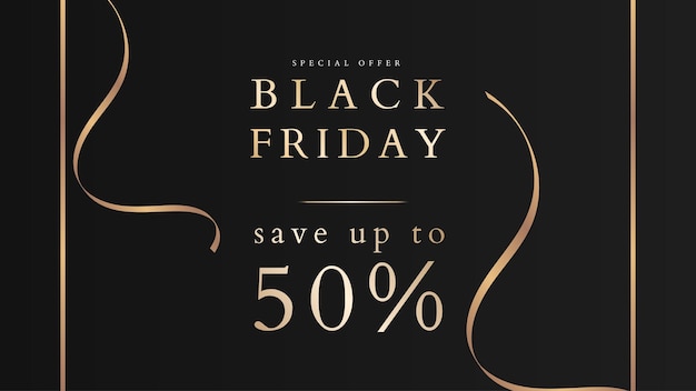 Black Friday Sale Banner Template