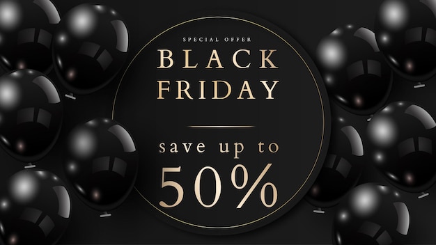 Black Friday Sale Banner Template