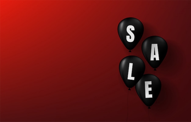 Black friday sale banner vector