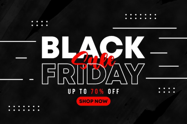 Black Friday Sale Banner Vector