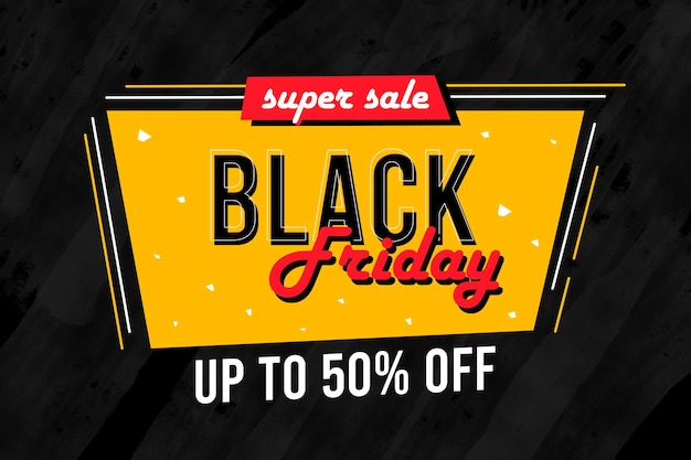 Black Friday Sale Banner Vector