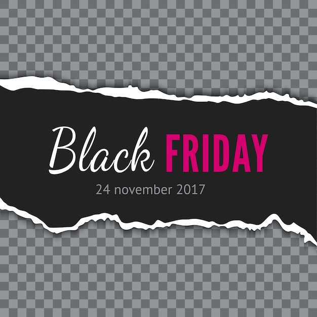 Vector black friday sale banner