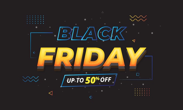 Black friday sale banner