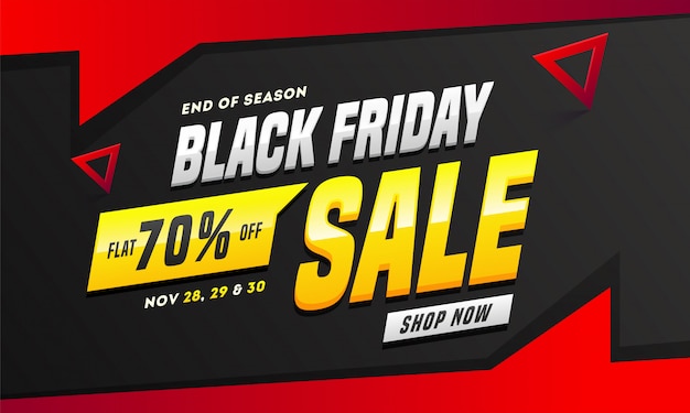 Black Friday Sale Banner.