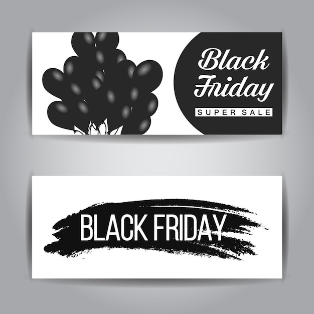 Vector black friday sale banner