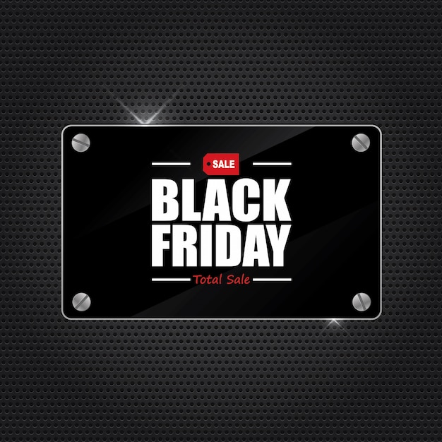 Banner di vendita del black friday