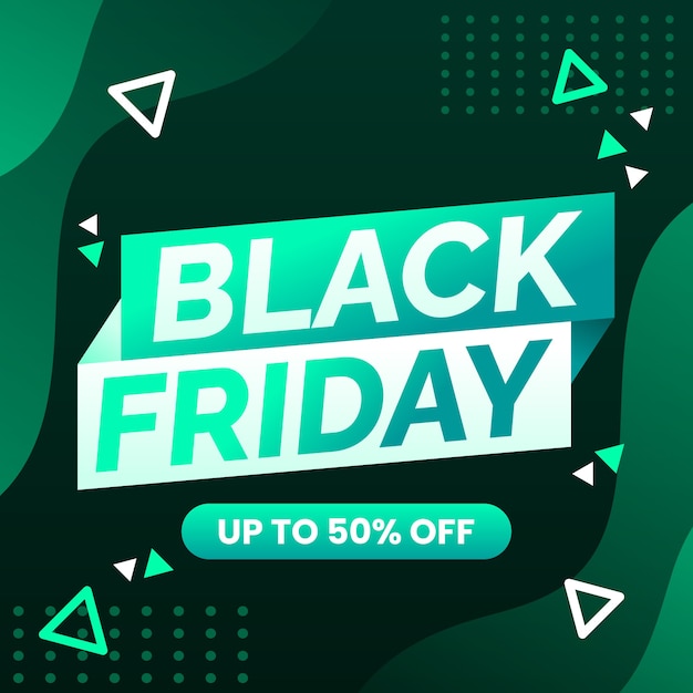 Vector black friday sale banner