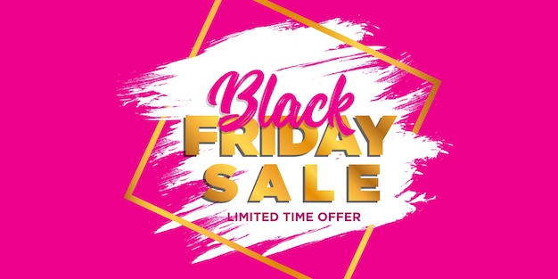 Vector black friday sale banner