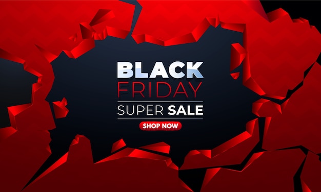 Vector black friday sale banner