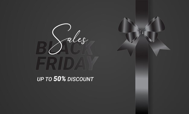 Vector black friday sale banner