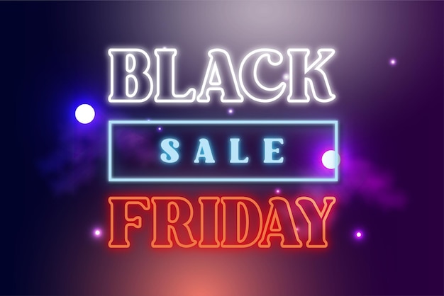 Vector black friday sale banner