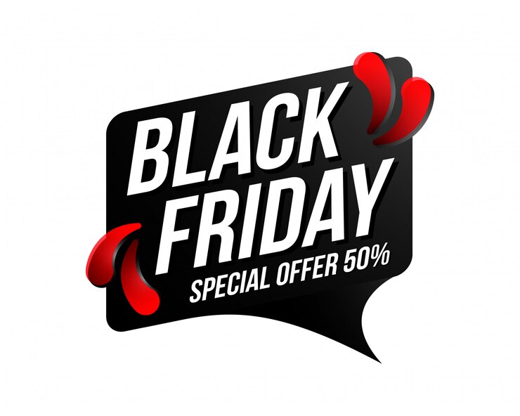 Vector black friday sale banner