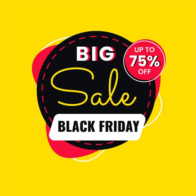 Black friday sale design template background