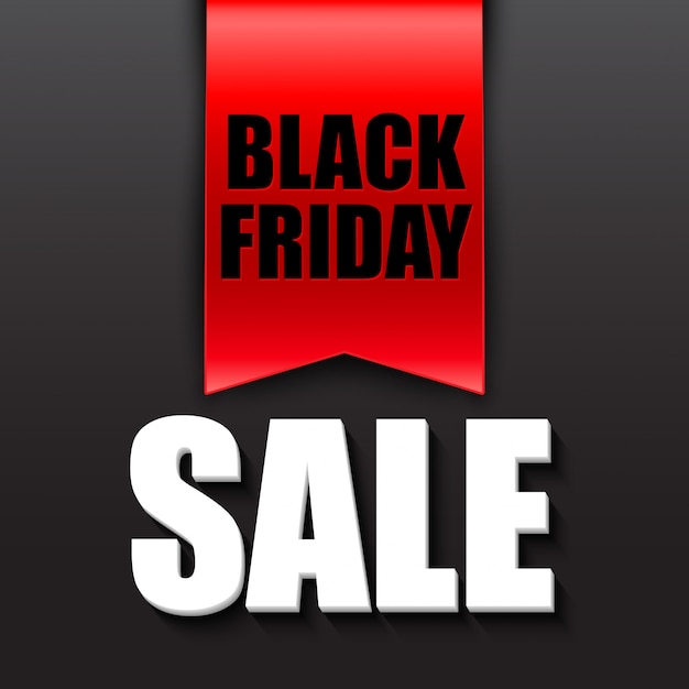 Black friday sale design template.