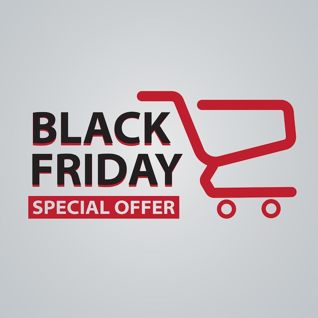 Black Friday sale discount banner design template