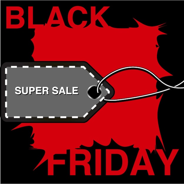 Vettore modello di progettazione dell'iscrizione di vendita del black friday banner del black friday illustrazione vettoriale