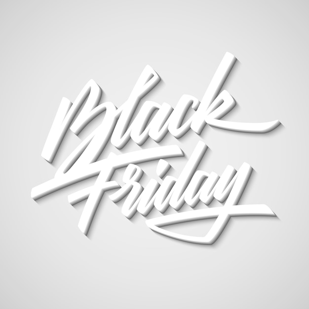 Black Friday Sale Lettering Badge