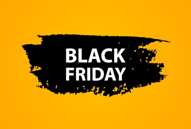 Vector black friday sale llustration banner template