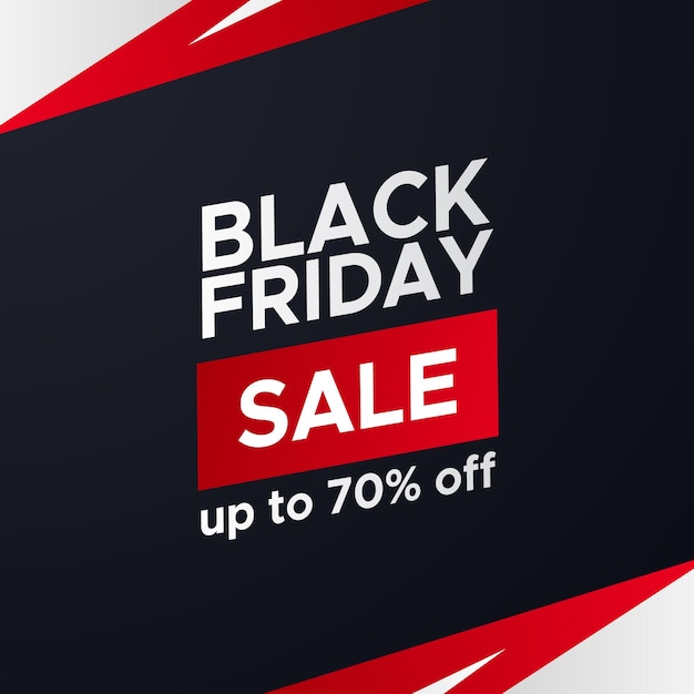 Black Friday sale offer promo discount poster banner elegant sporty template