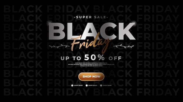 Black friday sale, perfect for social media posts as well as posters and banners