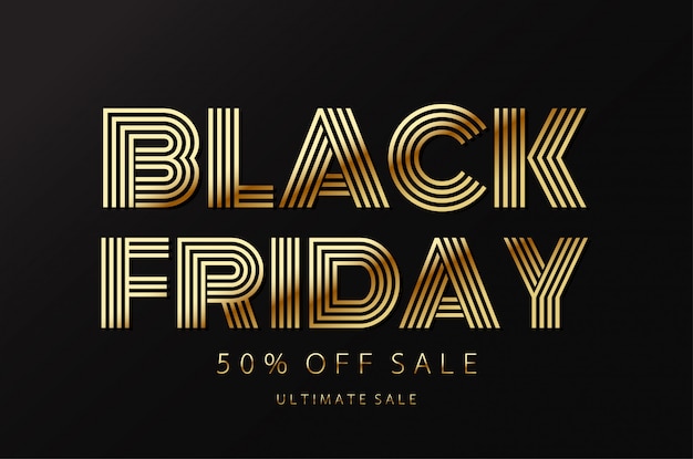 Black friday sale poster banner background