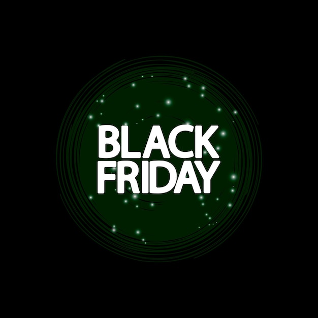 Vector black friday sale poster design template or banner for shop and online store vector illustration