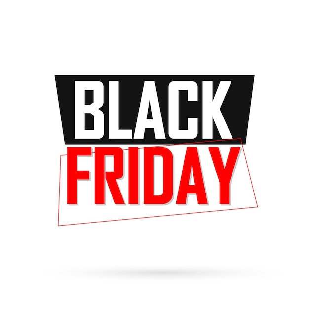 Шаблон дизайна плаката Black Friday Promotion баннер для магазина или интернет-магазина вектор