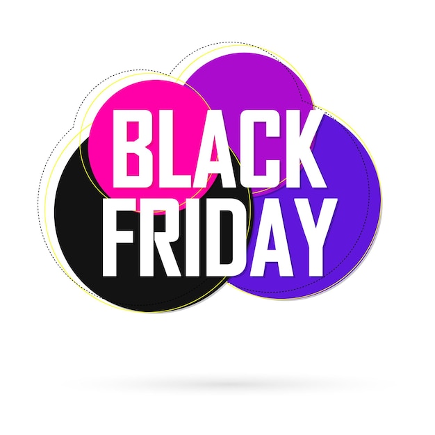 Black Friday Sale poster ontwerp sjabloon Promotie banner voor winkel of online winkel vector