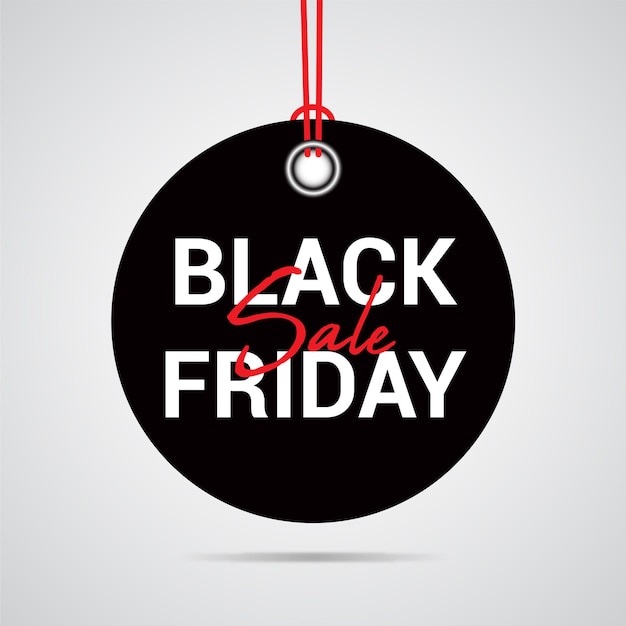 Black friday sale price tag template