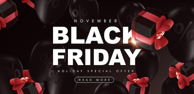 Black friday sale promotion banner layout design template advertising black friday campaign