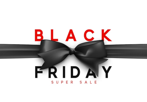 Black Friday sale, promotional poster and banner. vector illustration