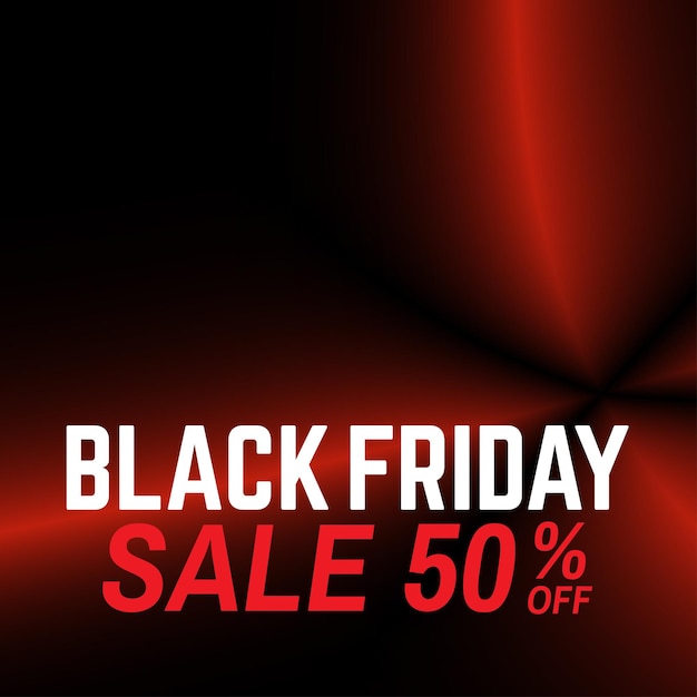 Black friday sale Red waves on the abstract background