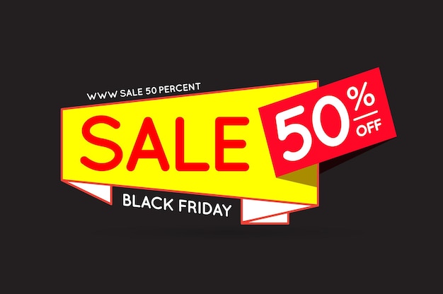 Black Friday Sale Sign Banner Poster ready for Web and Print Vector Super Mega Huge Sale with Special Offer