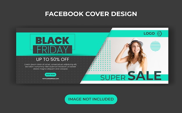 Black friday sale social media banner template