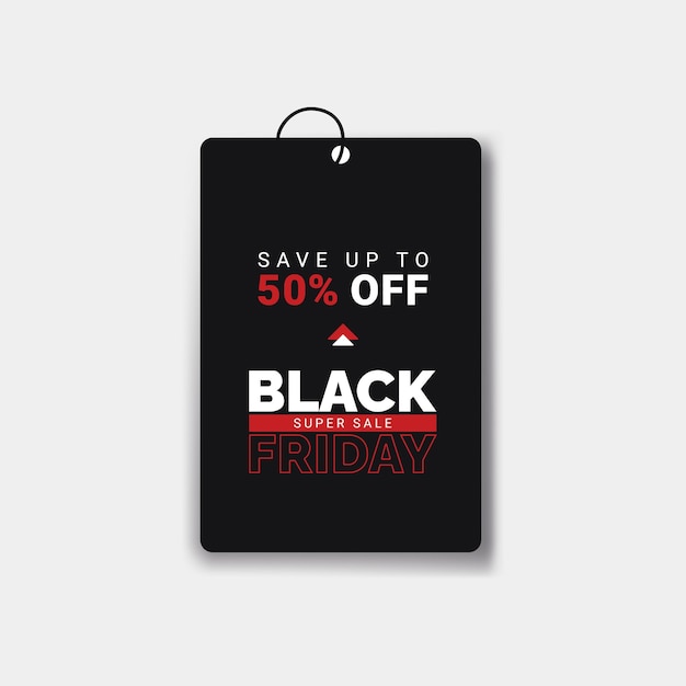 Vector black friday sale social media poster black friday sale tag