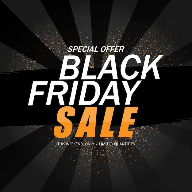 Black Friday sale Special offer for Black Friday shopping festival