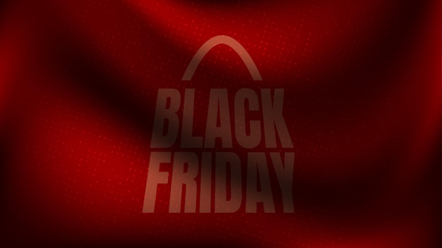 Banner di sconto per l'offerta speciale di vendita del black friday