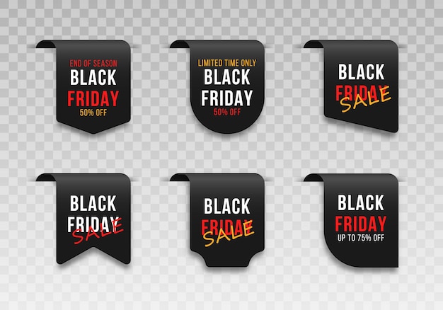 Black friday sale tags